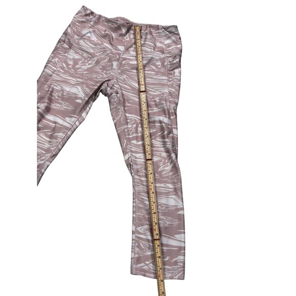 RBX Womens Pink-White Abstract Pattern Leggings S/P - Picture 5 of 8
